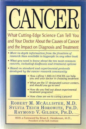 9780465008452: Cancer: What Cutting-Edge Scientists Now Know about the Causes of Cancer, and How This is Affecting Diagnosis and Treatment