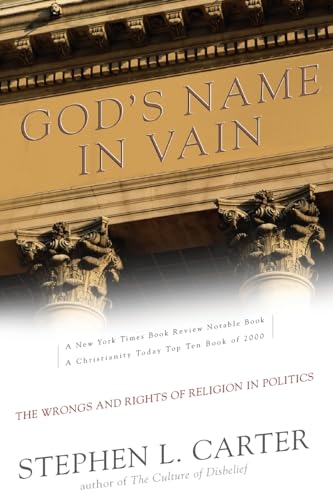 God's Name In Vain (9780465008872) by Carter, Stephen L.