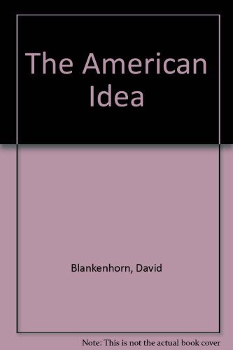 American Idea (9780465015467) by Blankenhorn, David