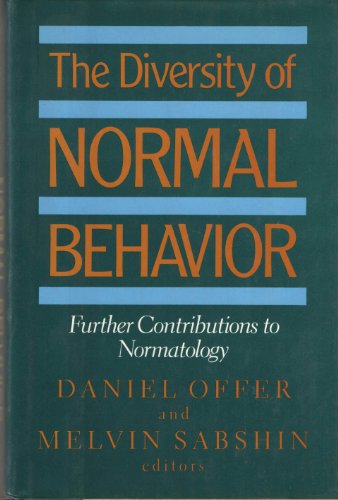 Stock image for The Diversity of Normal Behavior: Further Contributions to Normatology for sale by Wonder Book