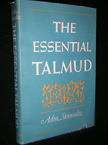 Beispielbild fr The Essential Talmud zum Verkauf von ThriftBooks-Reno