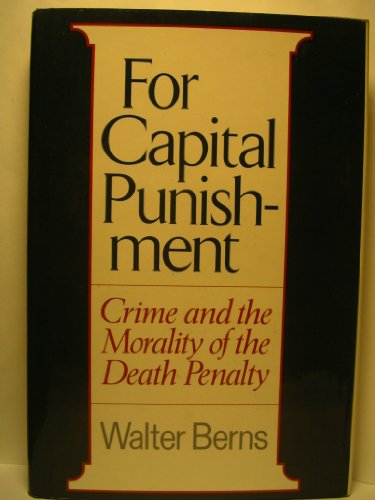 9780465024735: For Capital Punishment