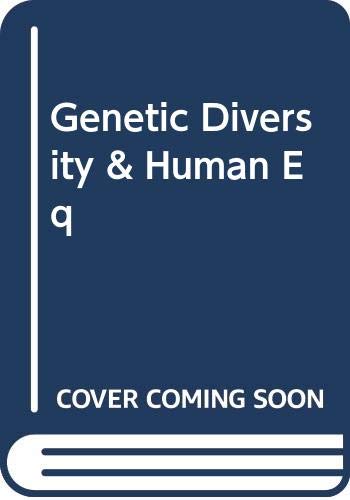 Stock image for Genetic Diversity and Human Eq for sale by Better World Books