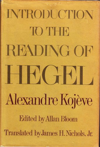 9780465035724: Intro to Reading of Hegel