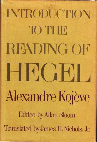 9780465035724: Intro To Reading Of Hegel