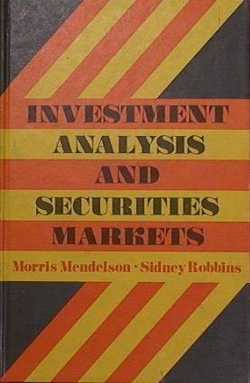 9780465035946: Investment Analysis and Securities Markets