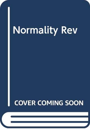 9780465051472: Normality: Theoretical and Clinical Concepts of Mental Health