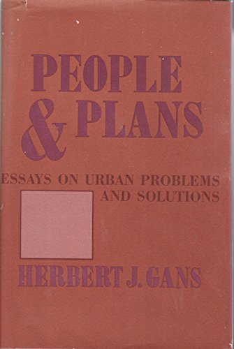 Imagen de archivo de People and Plans: Essays on Urban Problems and Solutions a la venta por HPB-Red