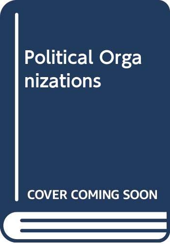 Political Organizations (9780465059362) by Wilson, Monica