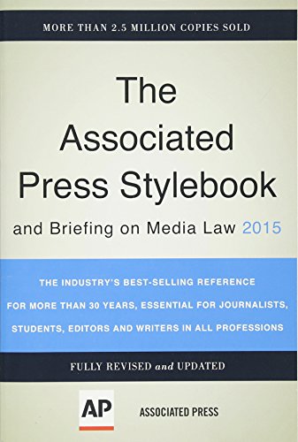 Beispielbild fr Associated Press Stylebook 2015 and Briefing on Media Law zum Verkauf von Gulf Coast Books