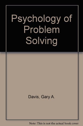 9780465067381: Psychology of Problem Solving