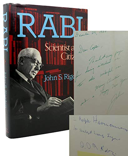 Rabi; Scientist and Citizen