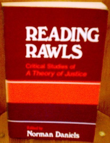Stock image for Reading Rawls: Critical studies on Rawls' A Theory of Justice for sale by Redux Books