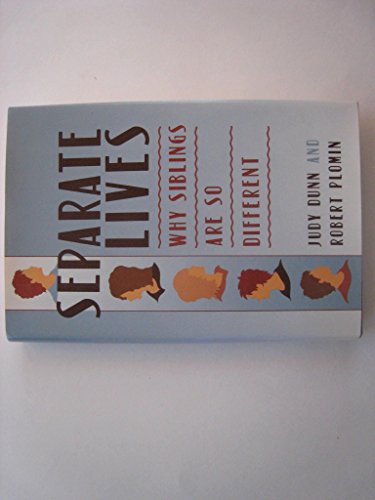 Imagen de archivo de Separate Lives : Why Siblings Are So Different a la venta por Better World Books