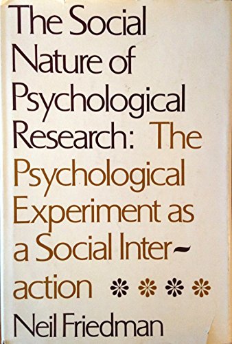 Stock image for Social Nature Psych Research for sale by ThriftBooks-Atlanta