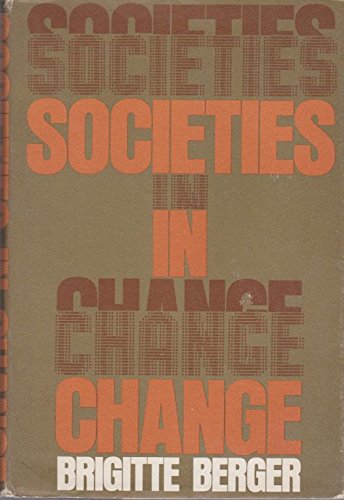 Beispielbild fr Societies in Change zum Verkauf von Better World Books