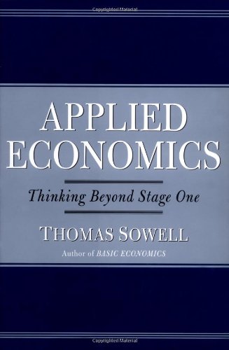 Beispielbild fr Applied Economics : Thinking Beyond Stage One zum Verkauf von Better World Books