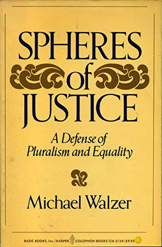 Beispielbild fr Spheres Of Justice zum Verkauf von Wonder Book