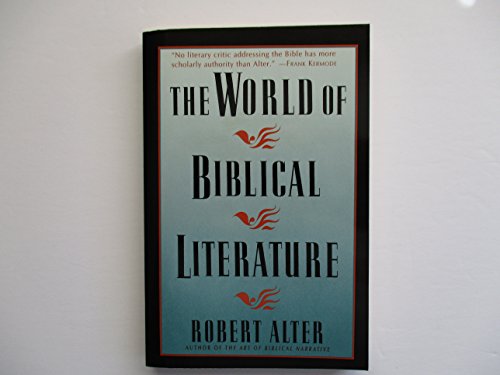 Beispielbild fr The World of Biblical Literature zum Verkauf von Better World Books