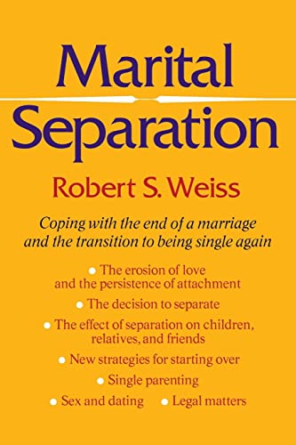 Beispielbild fr Marital Separation zum Verkauf von Better World Books