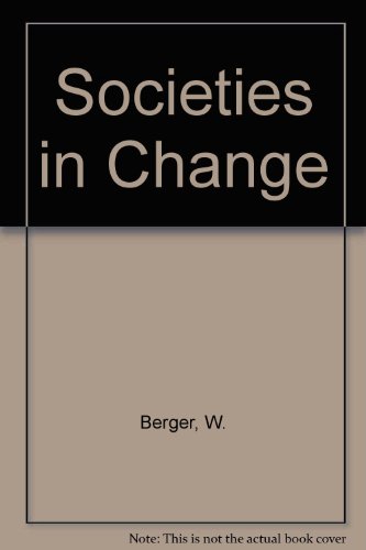 9780465879410: Societies in Change