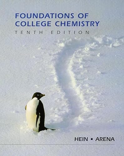 Imagen de archivo de Foundations of College Chemistry a la venta por HPB-Red