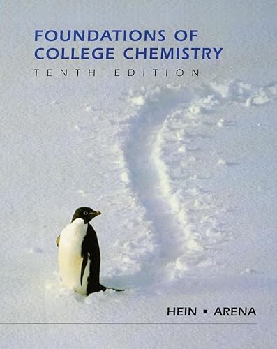 Foundations of College Chemistry 10e (Wse)