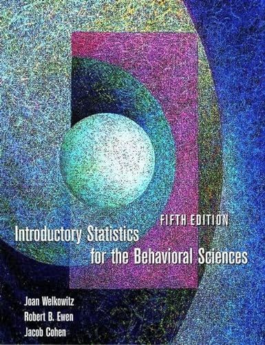 9780470001882: Introductory Statistics - for the Behavioral Sciences 5e (Wse)