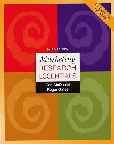 Stock image for Marketing Research Essentials with Free Student CD-ROM for sale by HPB-Red