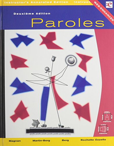 Stock image for Paroles, Instructors Edition w/2 CDs AIE Package for sale by Solr Books