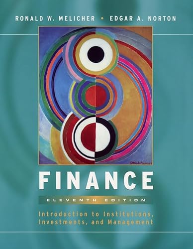 9780470004463: Finance: An Introduction to Markets, Investments and Management