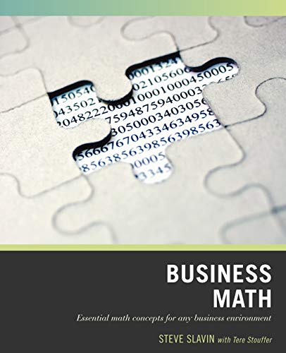 Wiley Pathways Business Math (9780470007198) by Steve Slavin
