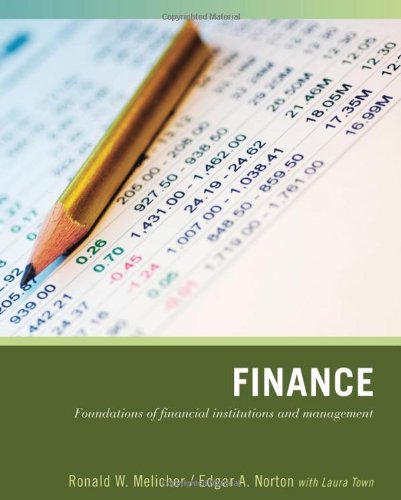 Imagen de archivo de Finance : Foundation of Financial Institutions and Management a la venta por Better World Books