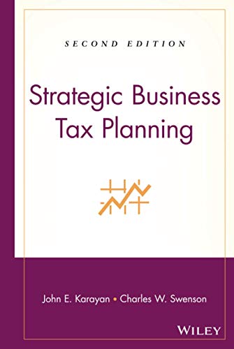 Stock image for Strategic Business Tax Planning for sale by Blackwell's