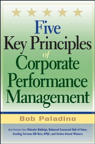 Beispielbild fr Five Key Principles of Corporate Performance Management zum Verkauf von Better World Books