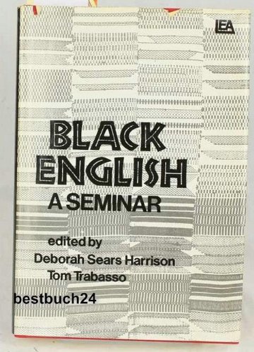 Imagen de archivo de Black English : A Seminar a la venta por Better World Books