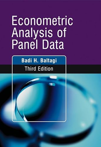 9780470014561: Econometric Analysis of Panel Data