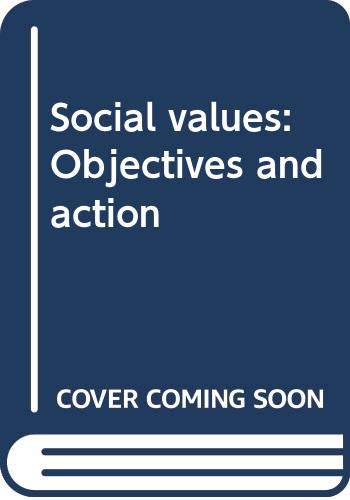 Social Values: Objectives and Action (9780470022504) by Algie, Jimmy