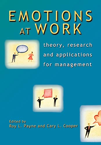 9780470023006: Emotions At Work: Theory, Research and Applications for Management