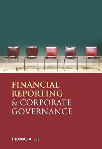 Financial Reporting and Corporate Governance (9780470026816) by Lee, Thomas A.