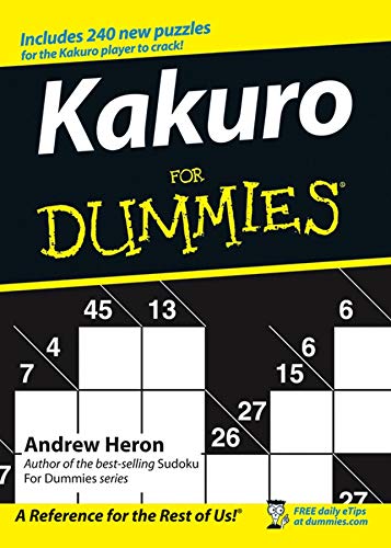 Beispielbild fr Kakuro For Dummies zum Verkauf von Wonder Book