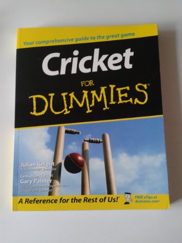 Imagen de archivo de Cricket for Dummies a la venta por ThriftBooks-Atlanta