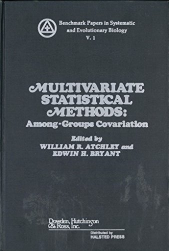 9780470035955: Multivariate Statistical Methods: Among-groups Covariation