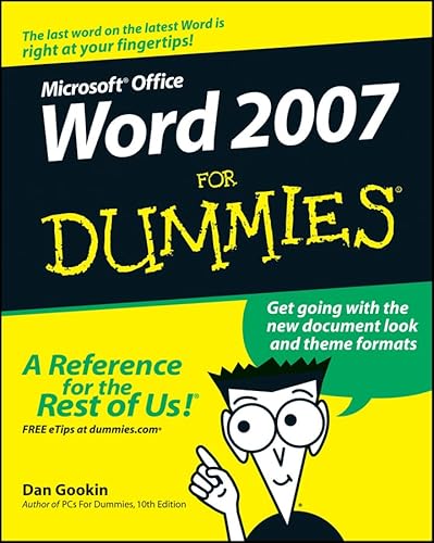 Imagen de archivo de Word 2007 For Dummies a la venta por Wonder Book