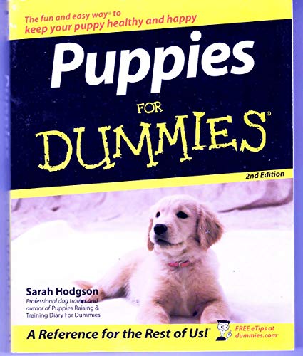 Beispielbild fr Puppies For Dummies zum Verkauf von Wonder Book