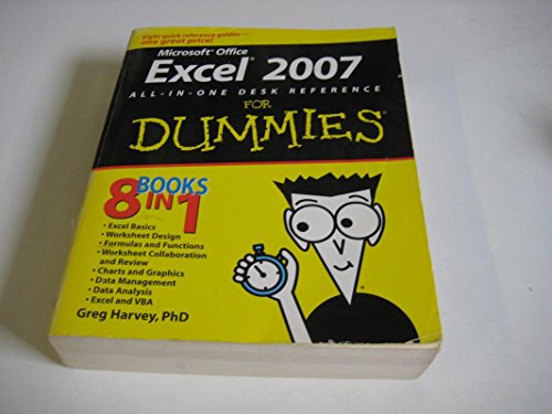 Beispielbild fr Excel 2007 All-In-One Desk Reference for Dummies zum Verkauf von Better World Books: West