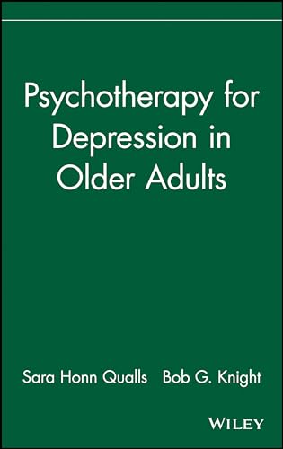 Beispielbild fr Psychotherapy for Depression in Older Adults: 4 (Wiley Series in Clinical Geropsychology) zum Verkauf von WorldofBooks