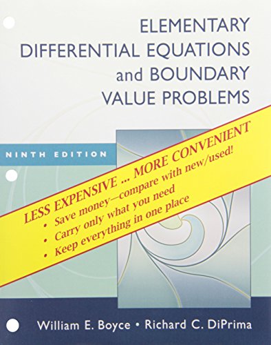 9780470039403: Elementary Differential Equations
