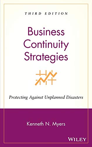 Imagen de archivo de Business Continuity Strategies : Protecting Against Unplanned Disasters a la venta por Better World Books