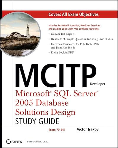 Beispielbild fr MCITP Developer: Microsoft SQL Server 2005 Database Solutions Design Study Guide (70-441) [With CDROM] zum Verkauf von ThriftBooks-Dallas